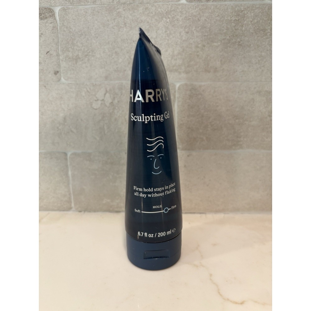 Harry's Sculpting Gel Men 6.7 Oz Blue Firm Hold Non-Flaking Hair Styling